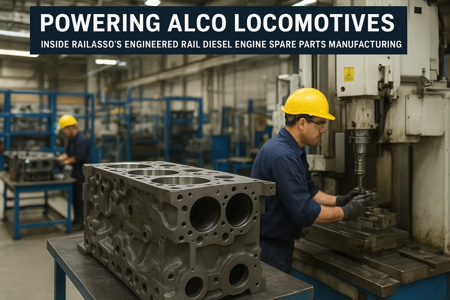 Powering ALCO Locomotives: Inside Railasso’s Engineered Spare Parts Manufacturing