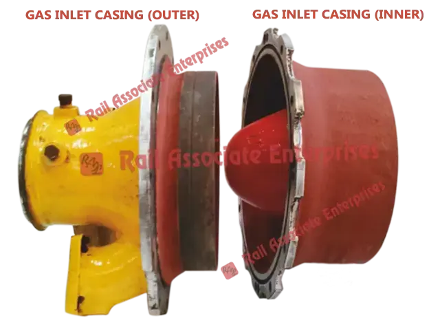 GAS INLET CASING (OUTER), GAS INLET CASING (INNER)